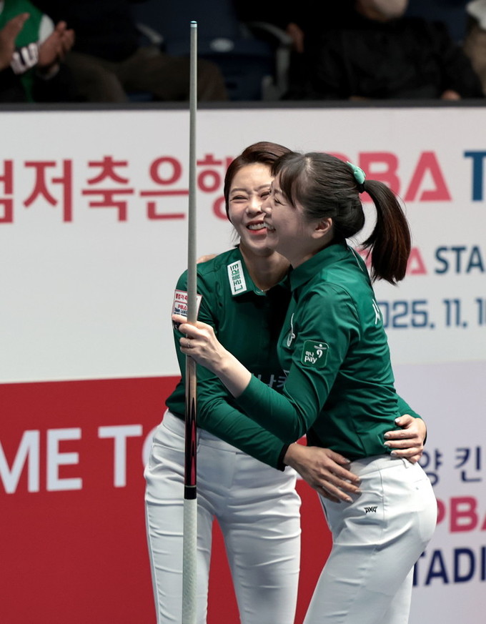 ‘웰컴저축은행 PBA 팀리그 5R’, 하나카드 외인 맹활약으로 NH농협카드 꺾고 팀리그 정규리그 종합 1위 사수