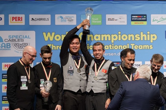 SOOP, ‘제38회 팀 3쿠션 세계선수권’ 생중계…베트남 통산 두 번째 우승