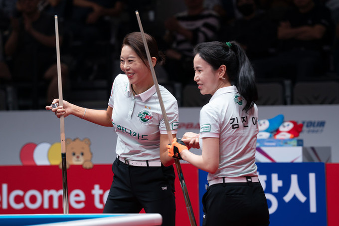 저력의 크라운해태, 하이원리조트 꺾고 4연승…PBA 팀리그 3R 우승경쟁 판도 바꾸나